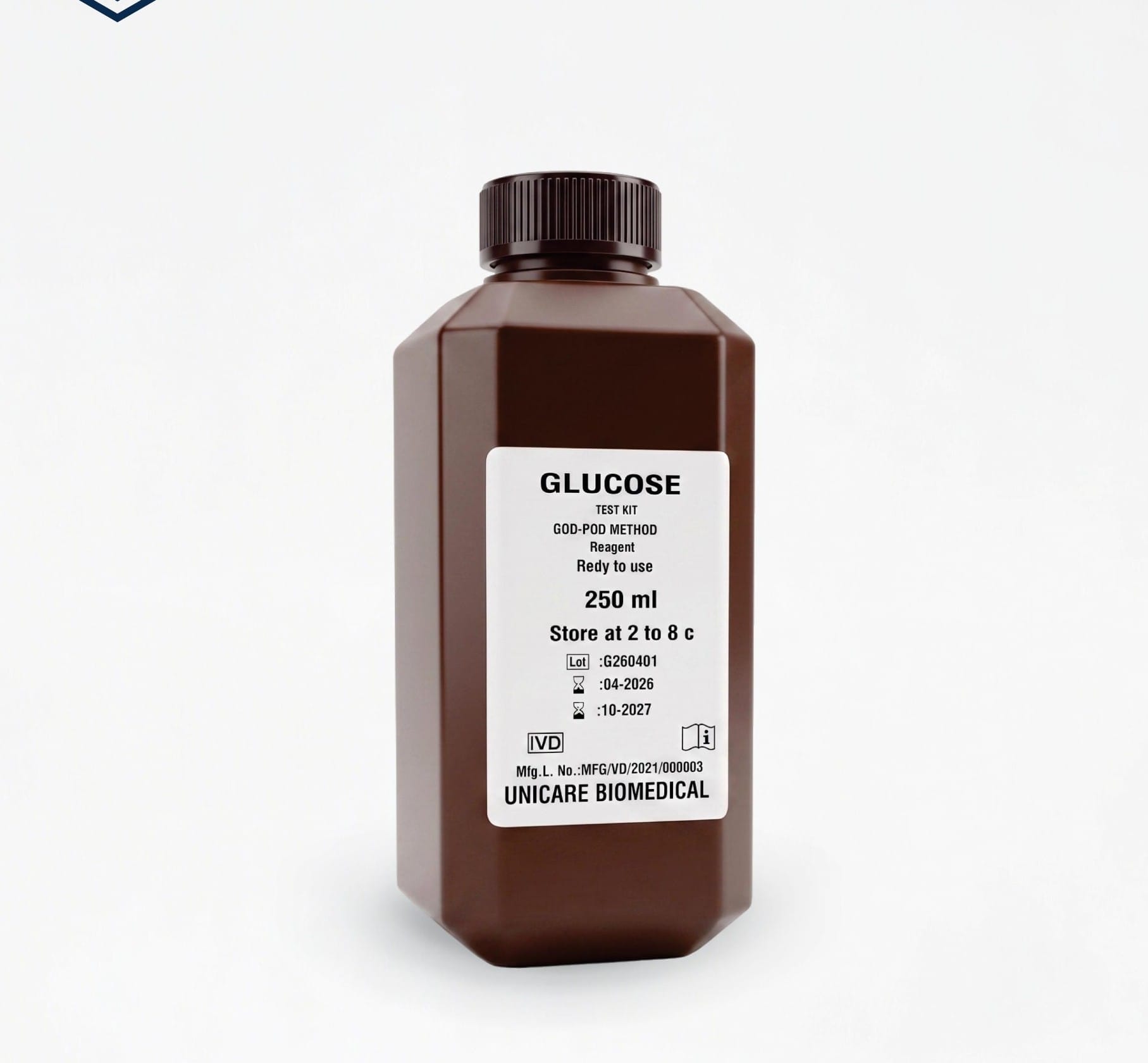Glucose Test Kit by Unicare Biomedical for clinical chemistry kits in Surat Gujarat India