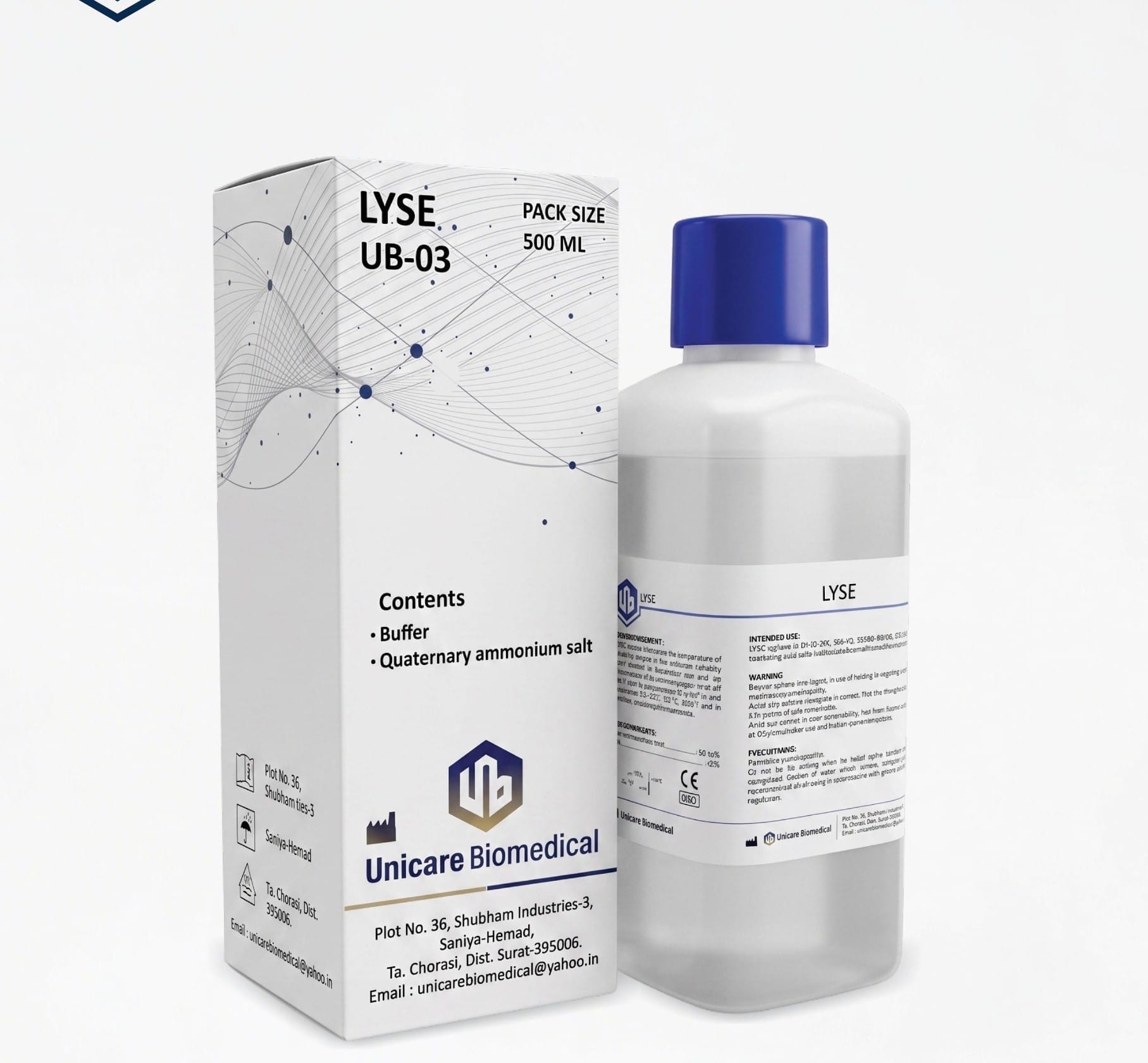 Lyse UB-03 by Unicare Biomedical for hematology reagents in Surat Gujarat India