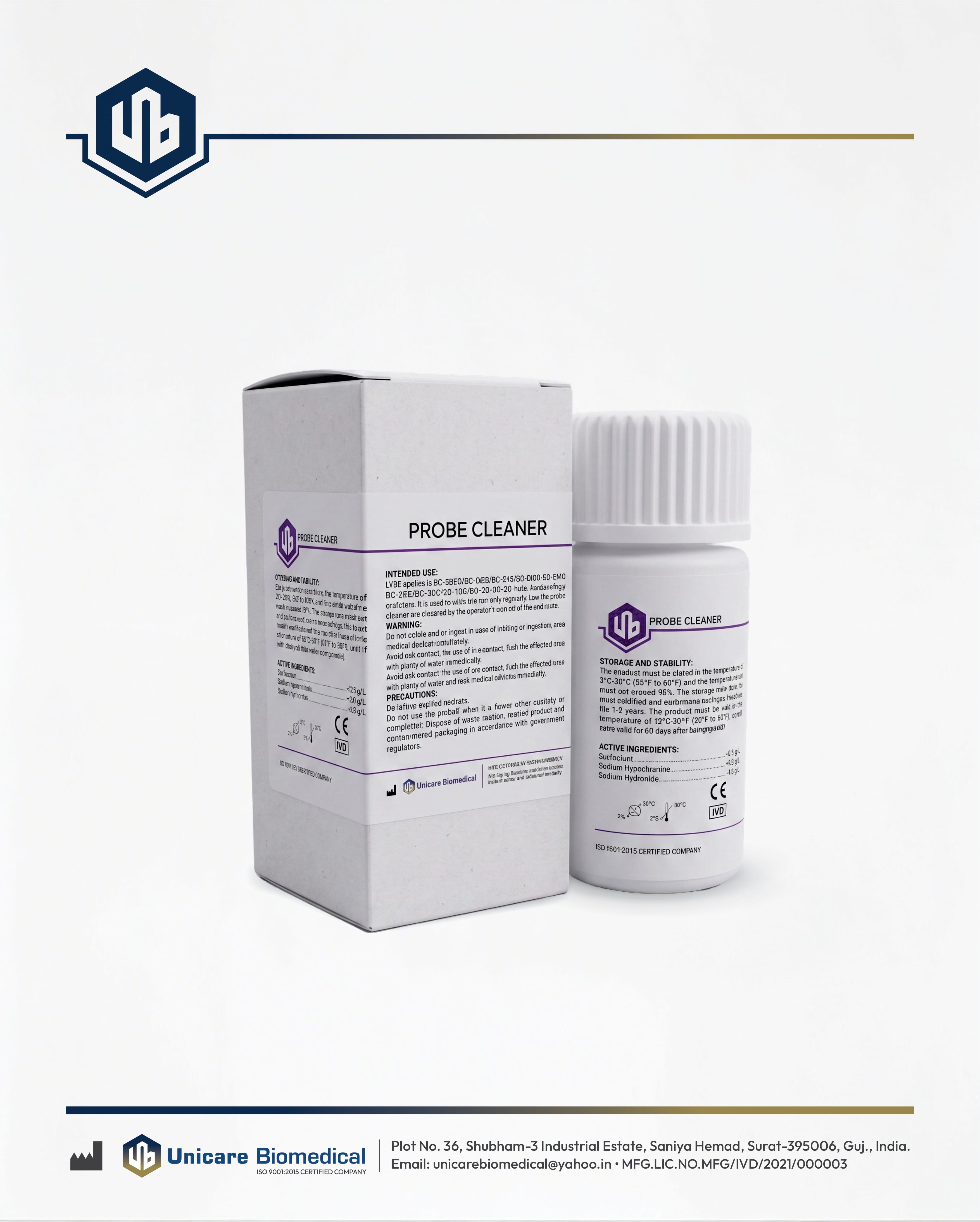 Probe Cleaner by Unicare Biomedical for cleaning solutions in Surat Gujarat India